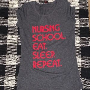 Nursing school. Eat. Sleep. Repeat.
